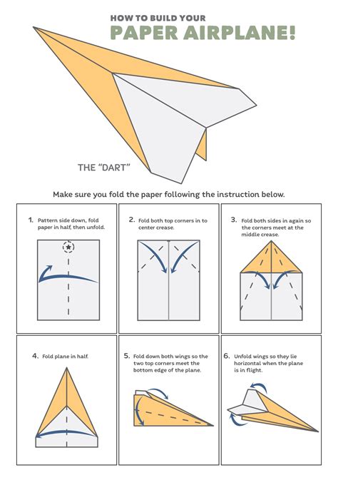 Patterns For Paper Airplanes - 10 Free PDF Printables | Printablee