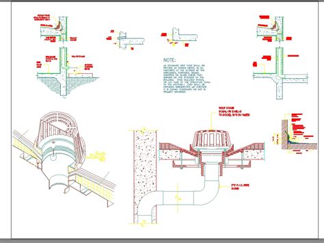 Roof drains in AutoCAD | CAD download (128.23 KB) | Bibliocad