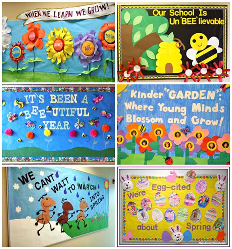 Office & School Supplies Home & Living Fluttering Into Spring Bulletin Board Classroom Door ...