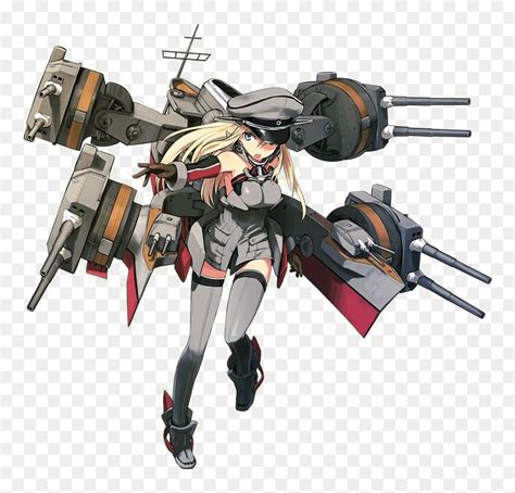 Anime Battleship Girl Bismarck, HD Png Download - vhv