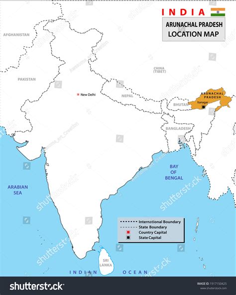 Arunachal Pradesh Map