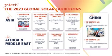 The 2023 Global Solar Exhibitions