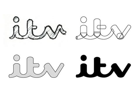 ITV logo creation, by Rudd Studio | Logo Design Love