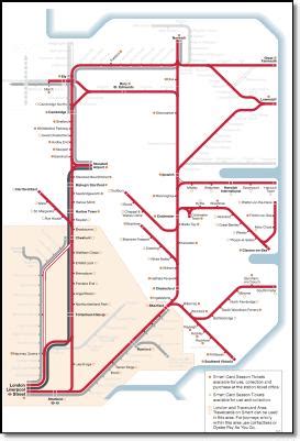 East Anglia - Abellio, NatEx, One & Gt Eastern train / rail maps