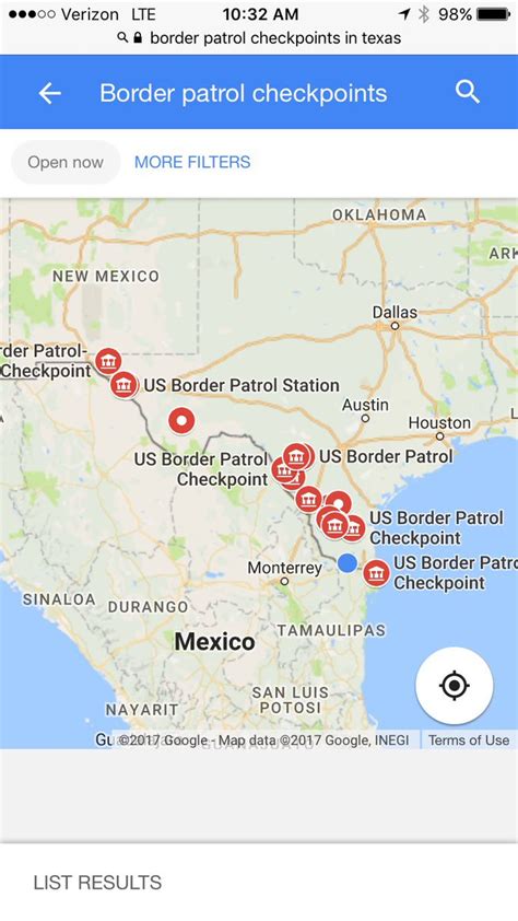 Border Patrol Checkpoints Map Texas - Printable Maps