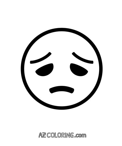 Printable Sad Face Emoji