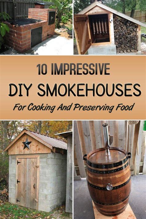 10 Impressive DIY Smokehouses For Cooking And Preserving Food | Smokehouse, Diy smoker ...