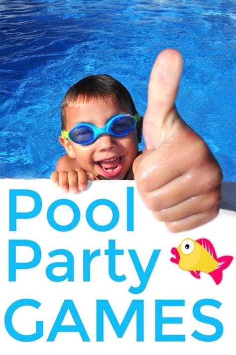 fun pool party games for kids | Pool party games, Pool party games for kids, Kids party games