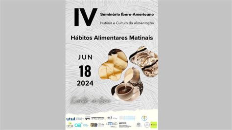 IV Ibero-American Seminar on the History and Culture of Food - morning eating habits - 2nd ...