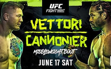 UFC Predictions: UFC Fight Night: Marvin Vettori vs. Jared Cannonier