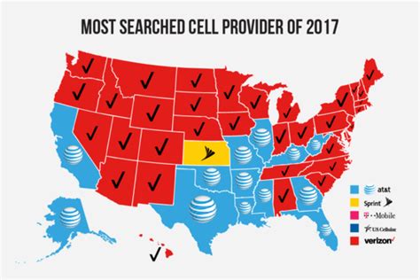 The Most Searched Cell Phone Providers in the United States - Info ...