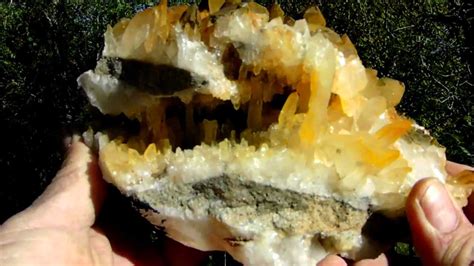 HUGE Arkansas Quartz Crystal CAVE Cluster - YouTube