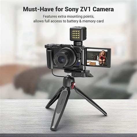 SmallRig ZV1 Cage for Sony ZV1 Camera Cage With Side Handle Integrated ...