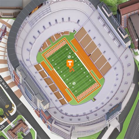 Neyland Stadium Parking Map