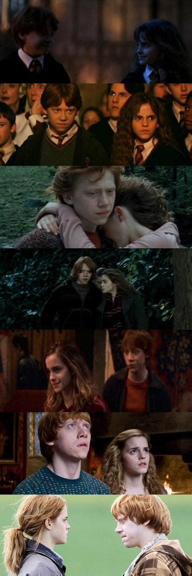 Ron and Hermione Years 1 to 7 - Harry Potter Photo (13809016) - Fanpop