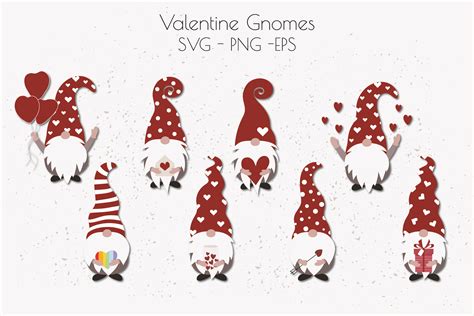 Valentine Gnome SVG,Valentines SVG,Gnome SVG,Cute Valentines svg ...