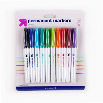 10ct Permanent Markers Fine Tip - Up&up™ : Target