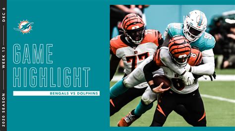 Miami Dolphins Best Defensive Plays vs. Bengals | Week 13