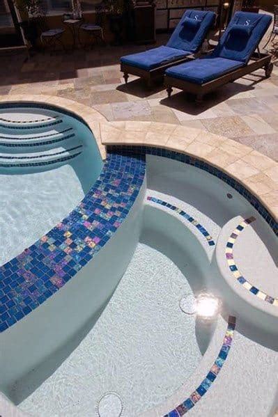 Top 60 Best Home Swimming Pool Tile Ideas - Backyard Oasis Designs