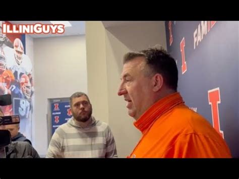 Illinois head coach Bret Bielema on Michigan alleged sign-stealing investigation - Win Big Sports