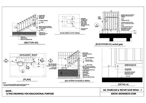 MS STAIRCASE DETAIL ONE ⋆ Archi-Monarch