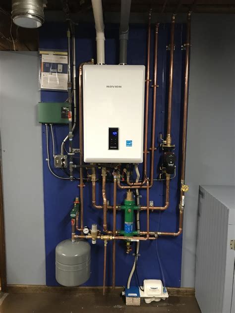 Wall Hung Boiler Installs - The Navien Combi boiler completed for our customer in West Haven, CT!