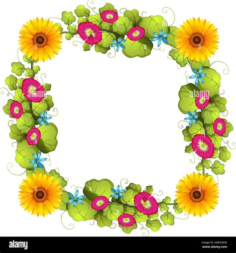 A floral border design Stock Vector Image & Art - Alamy