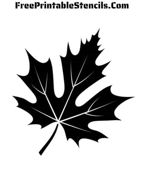 Free Printable Maple Leaf Stencils - Free Printable Stencils