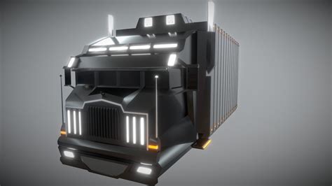 Sci Fi Truck - 3D model by Heferum Games (@HeferumGames) [4936c53 ...