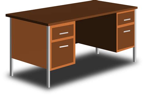 Clipart - An Office Desk