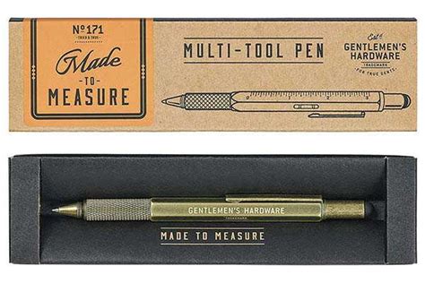 The Handy Stainless Steel Multitool Pen by Gentlemen's Hardware | Gadgetsin