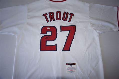 Lot Detail - MIKE TROUT SIGNED ANGELS JERSEY