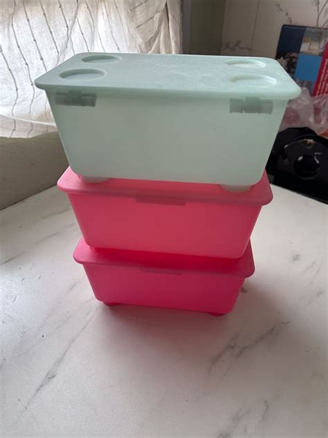 IKEA SMALL STORAGE BOX CONTAINERS, Furniture & Home Living, Home ...