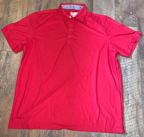 Mens Chick-Fil-A Employee Uniform Staff RED Polo Golf… - Gem