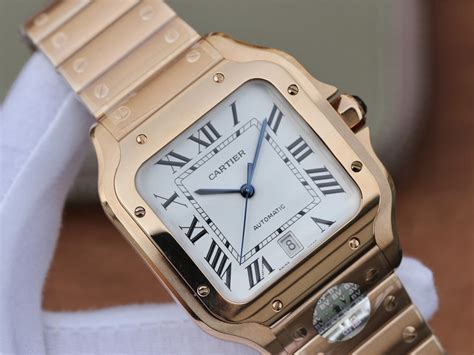 BV Factory Replica Cartier Santos 100 XL 40mm Ros Gold Watch with Miyota 9015 Movement – Replica ...