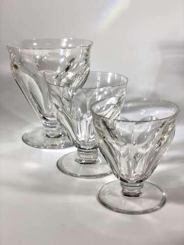 35 Vintage Baccarat crystal drinking glasses