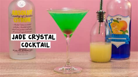 Jade Crystal Cocktail - Tipsy Bartender