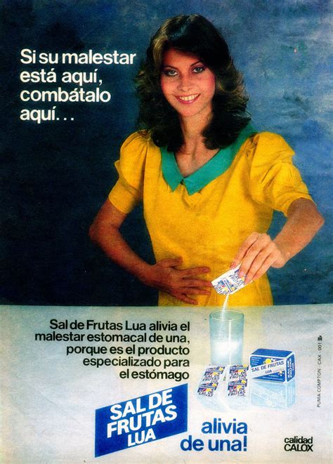 Sal de Frutas Lua - 80s | Publicidad, Publicidad retro, Carteles antiguos