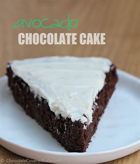 Avocado Chocolate Cake - {Just 75 calories!}