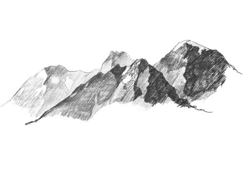 How to draw Mountains | Mountain drawing, Perspective art, Drawings