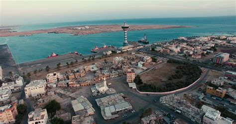 Aerial view of Yanbu city beaches, tourism in Yanbu, Beauty of Yanbu ...