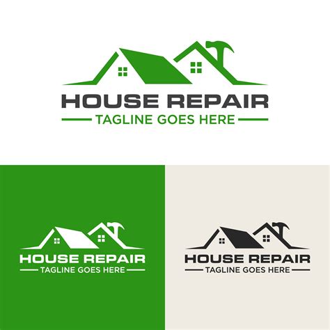 ArtStation - House Repair Logo Design