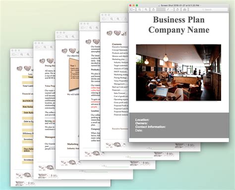 Cafe Business Plan Template