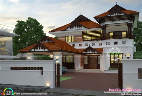 Kerala Modern Traditional Houses