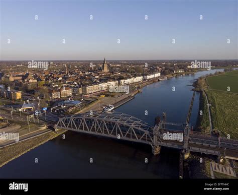 Aerial urban landscape with infrastructure Stock Photo - Alamy