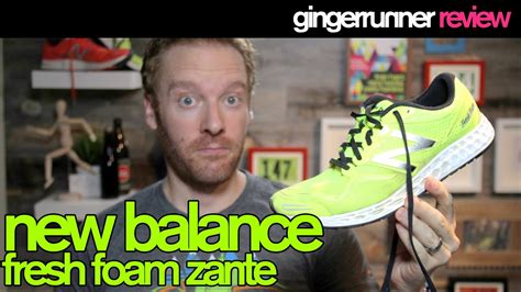 NEW BALANCE FRESH FOAM ZANTE REVIEW | The Ginger Runner - YouTube