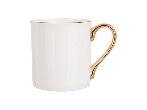 10oz/300ml Gold Rim and Handle Bone China Mug - BestSub - Sublimation Blanks,Sublimation Mugs ...