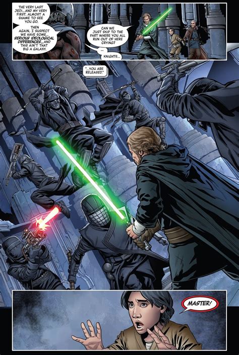 Luke Skywalker VS The Knights Of Ren – Comicnewbies