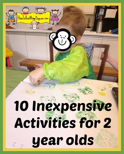 Ten Inexpensive Activities for Two Year Olds - How To Run A Home Daycare