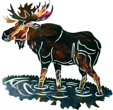 Moose Metal Wall Sculpture | Wall sculpture art, Art, Metal wall sculpture